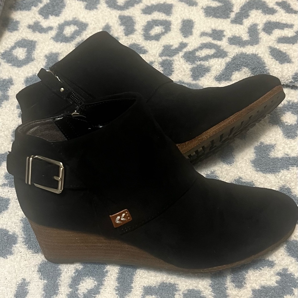 Clarks Black Ankle Boots
